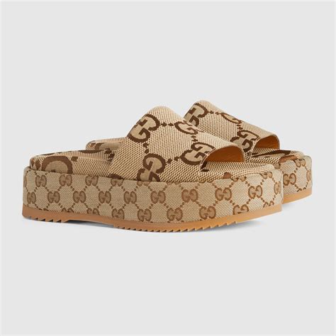 mules gucci plateforme|gucci mules women.